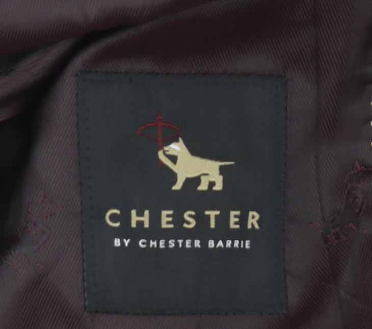 Chester Barrie Men's Blue Wool Blazer, Size 38R