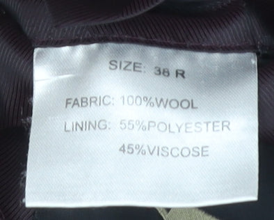 Chester Barrie Men's Blue Wool Blazer, Size 38R