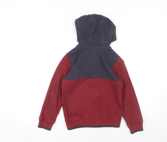 Original Penguin Boys Red Full Zip Hoodie, Size 6-7 Years