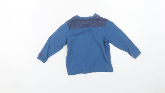 Ben Sherman Boys Blue Car Print T-Shirt 6-12 Months