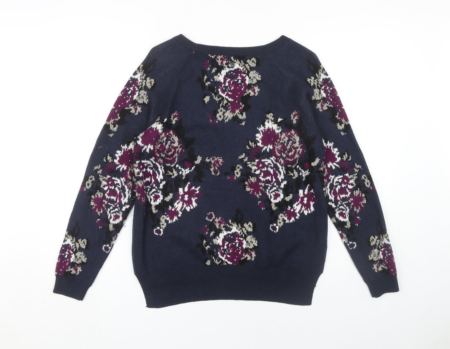 s.Oliver Women's Multicoloured Floral Pullover Jumper Size 10