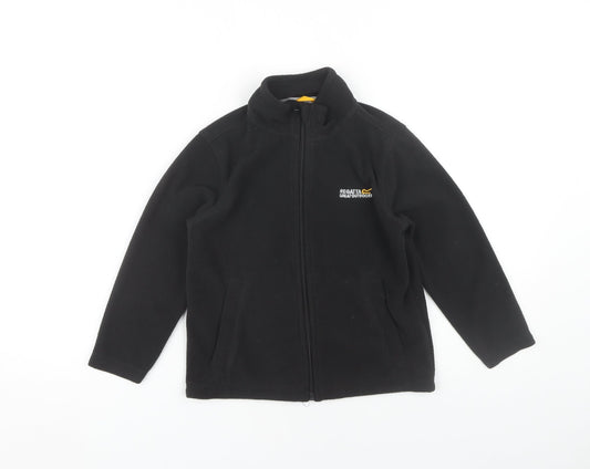 Regatta Boys' Black 5-6 Years Basic Jacket, Full Zip