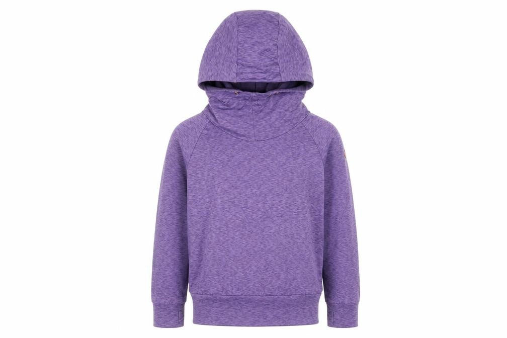 Front view of Toggi girls’ purple hoodie 9-10 years hooded casual