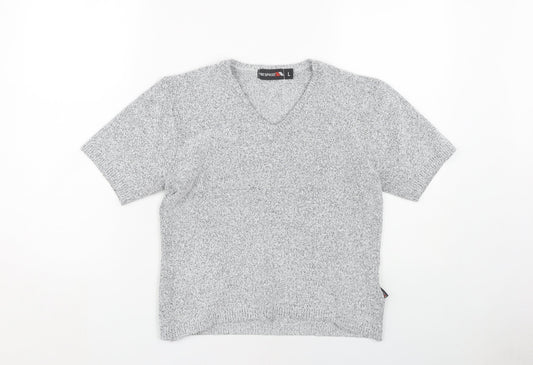 Trespass Women's Grey V-Neck Pullover Jumper Size 12