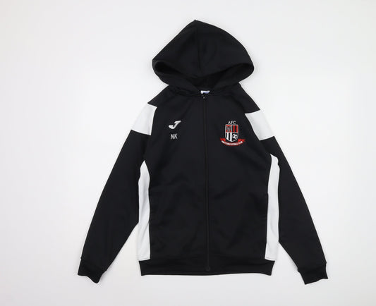 Joma Boys' Black Hoodie 2XS Sports Full Zip
