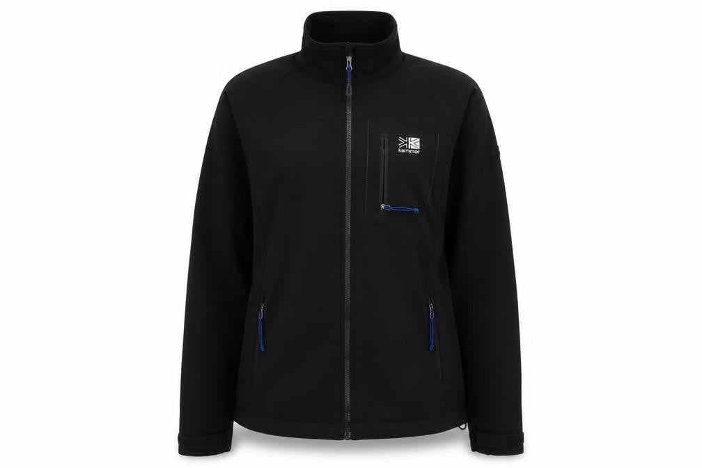 Womens UK Size 12 Regular Karrimor Black Nylon Blend Jacket