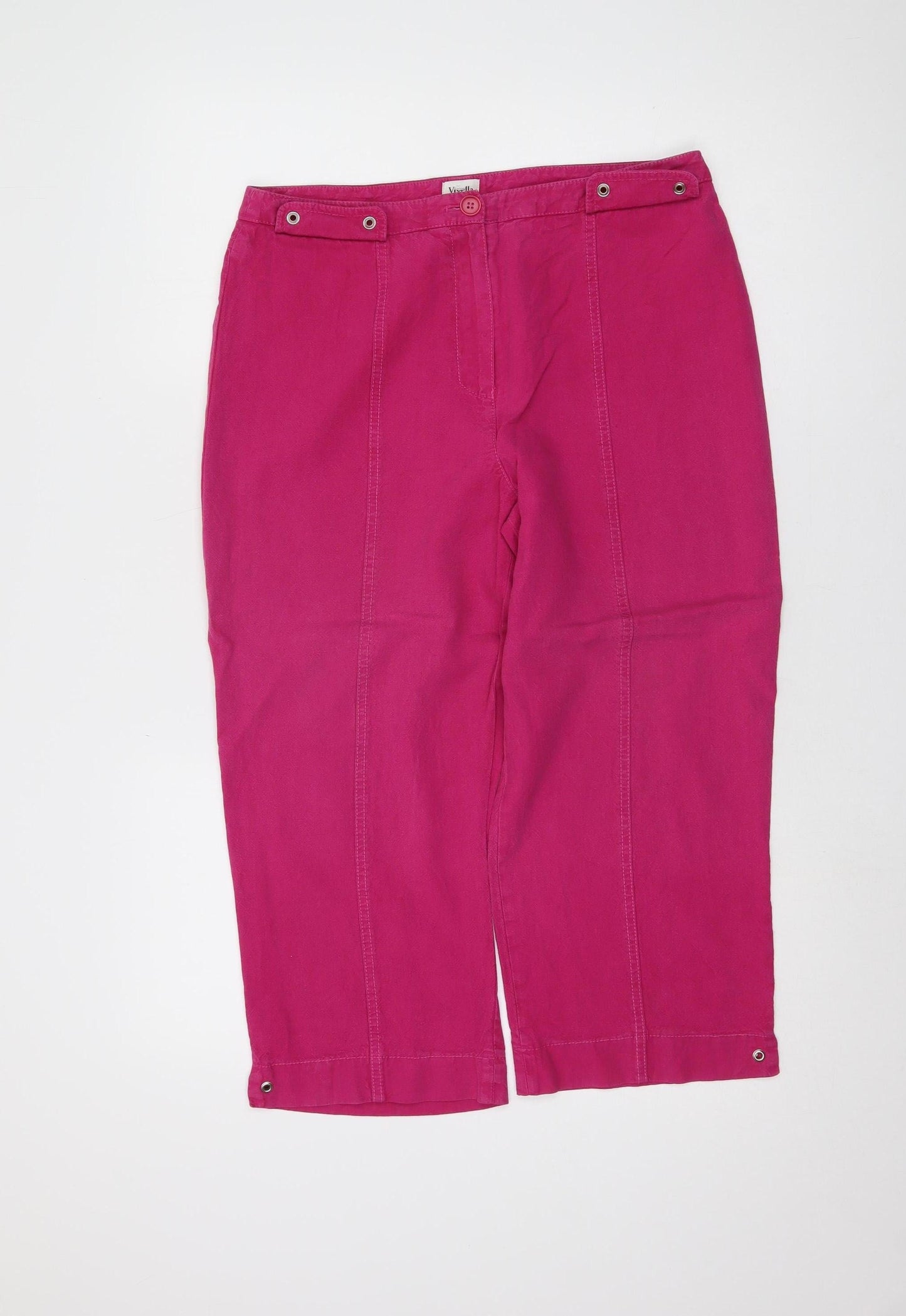 Viyella Women's Pink Capri Trousers Size 12