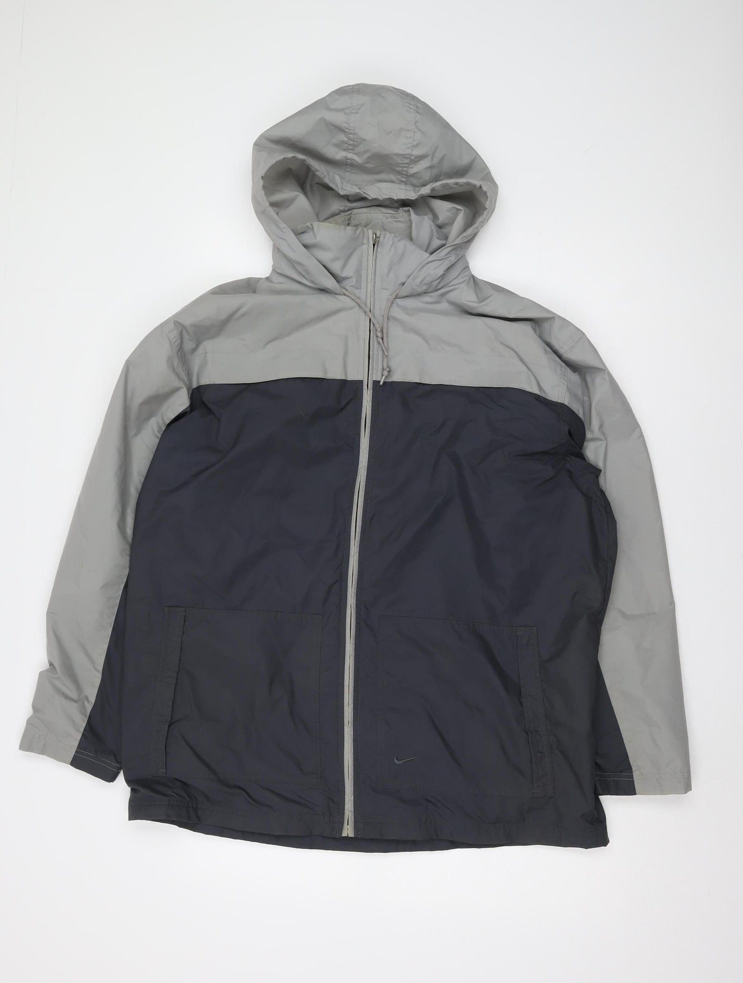 Nike Men's Grey Windbreaker Jacket M