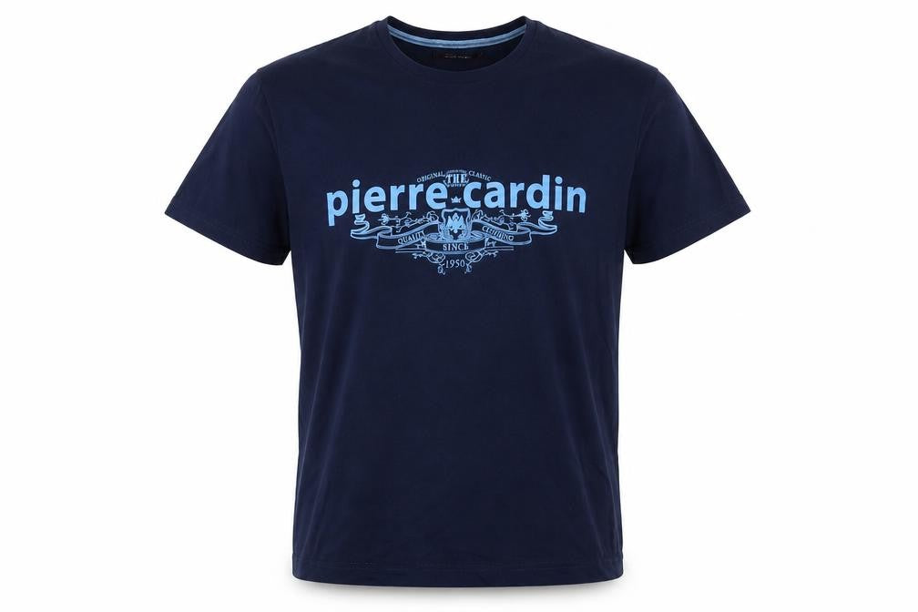 Mens UK Size M Pierre Cardin Blue  Cotton T-Shirt