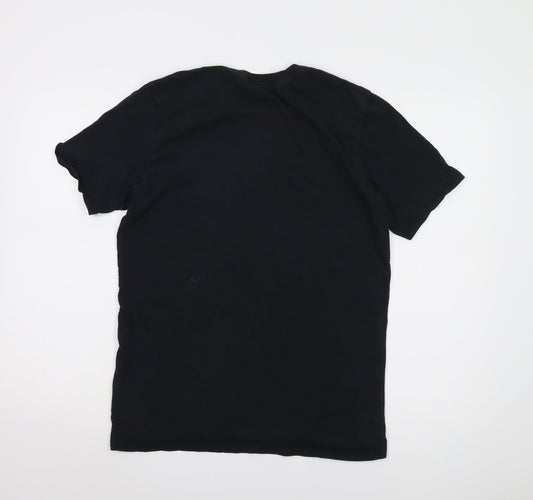 Nike Men's Black Medium Graphic Print Athletic T-Shirt