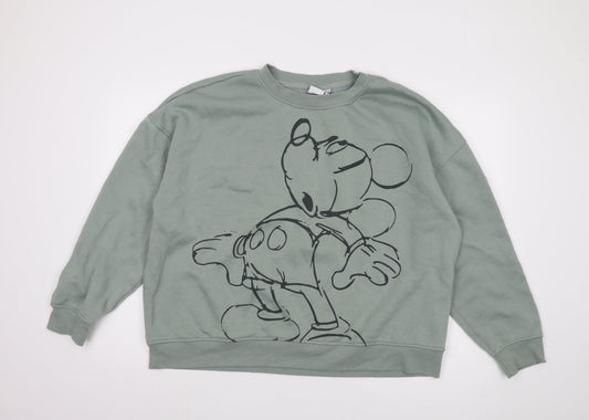 Disney Women's Grey XL Pullover Sweatshirt