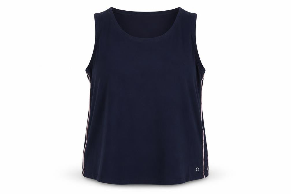 M&S Women's Blue Tank Top - Size 22