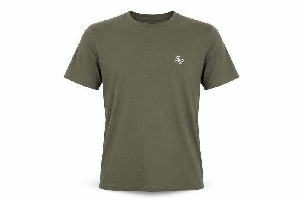 Mens UK Size L JACK & JONES Green  Cotton T-Shirt