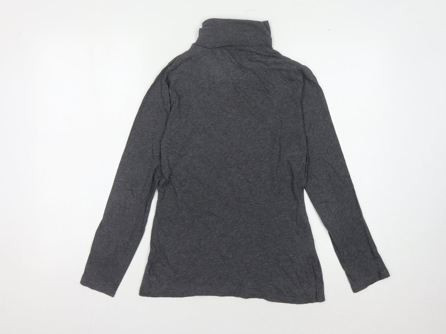 Laura Ashley Grey Roll Neck T-Shirt, Women's UK 10