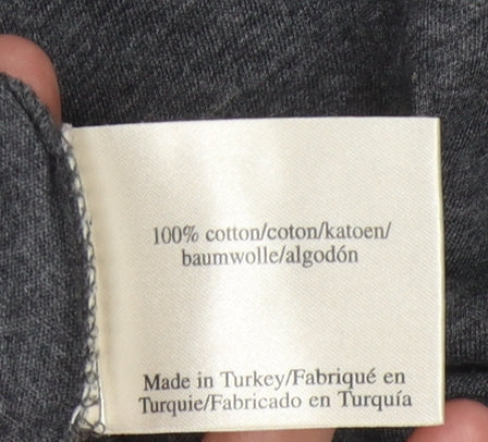 Laura Ashley Grey Roll Neck T-Shirt, Women's UK 10