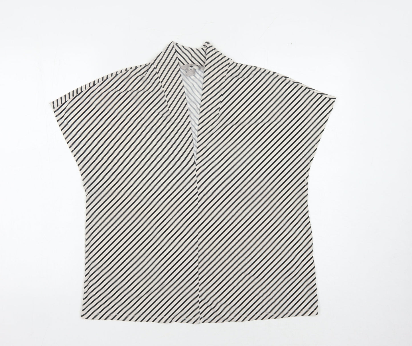 H&M Women's Striped Kimono Blouse, Size M - Casual Style
