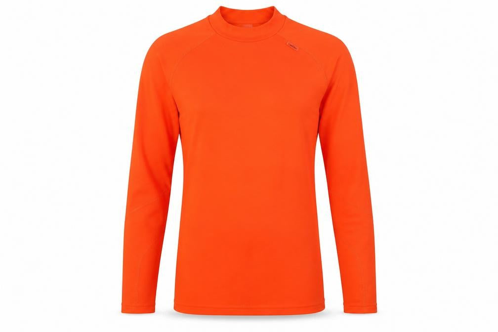 Decathlon Womens Orange Long Sleeve Activewear Top