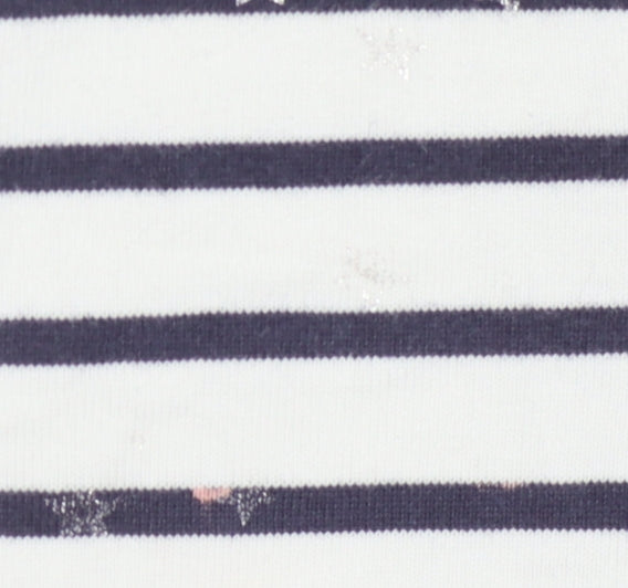 Joules Women's Striped Long Sleeve Cotton Shift Dress