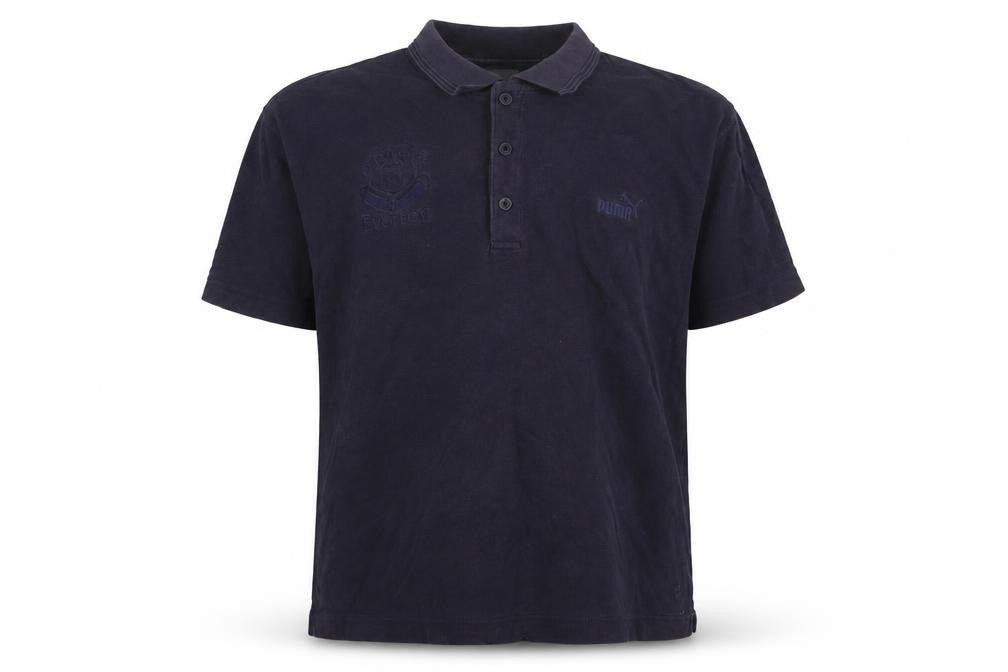 Puma Men's Black Polo Shirt L Short Sleeve