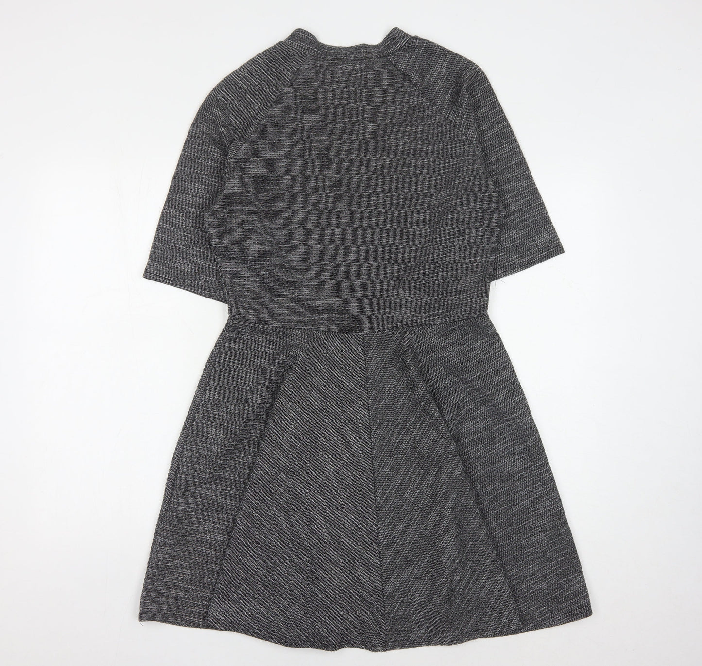 Apricot Women's Grey Striped Dress Size 12