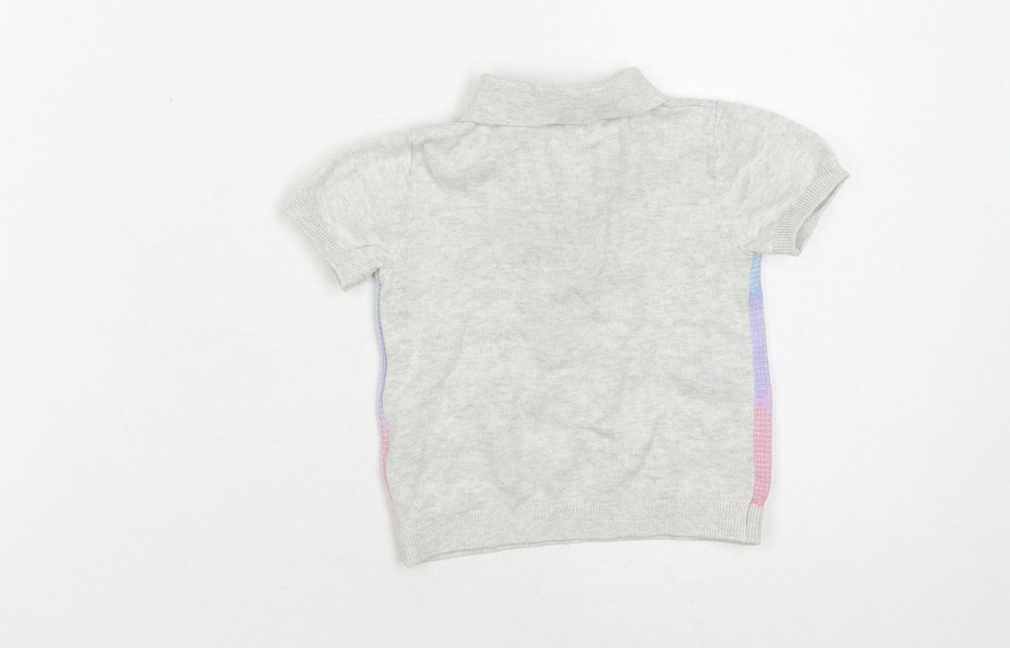 Next Unisex Baby Polo Multicoloured Argyle 6-9 Months Cotton