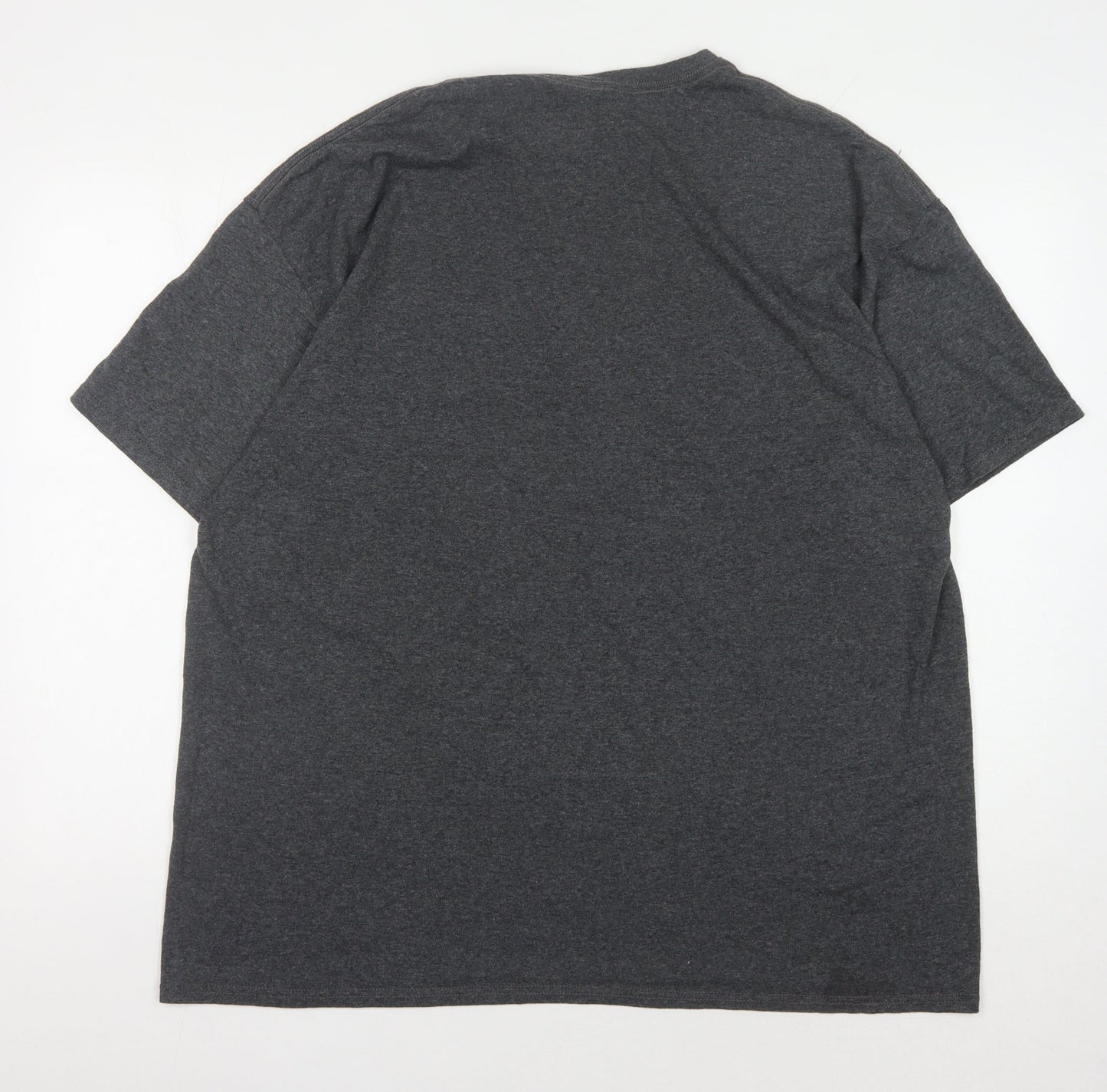 Disney Unisex Grey T-Shirt 2XL Cartoon Graphic Relaxed Fit