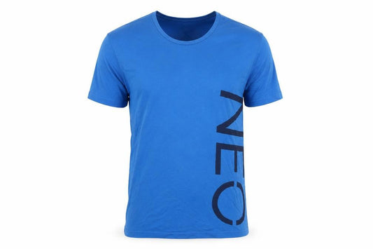 Mens UK Size L adidas Blue  Cotton T-Shirt
