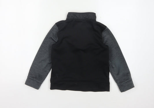 Under Armour Boys Black Lightweight Pullover Sweatshirt 6-7 Years