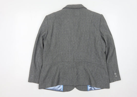 Klass Collection Women's Grey Blazer Size 18