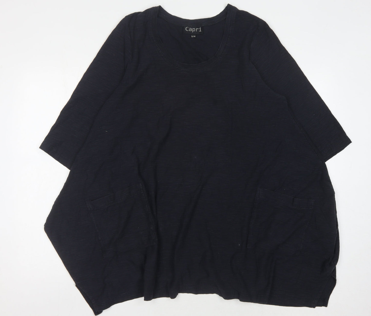 Capri Women's Black Tunic with Pockets, S/M