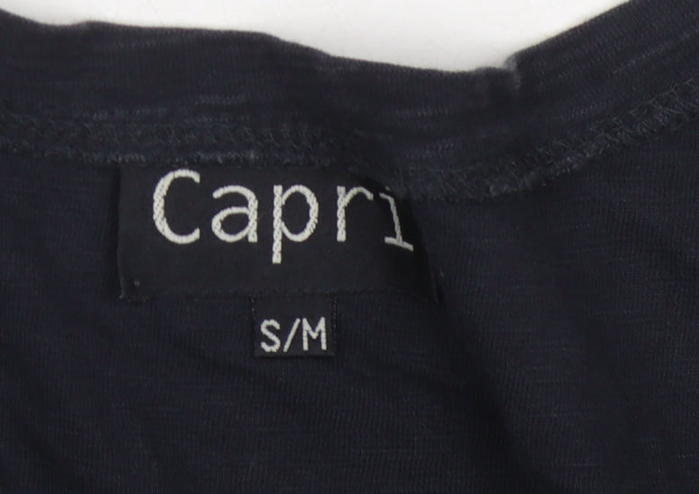 Capri Women's Black Tunic with Pockets, S/M