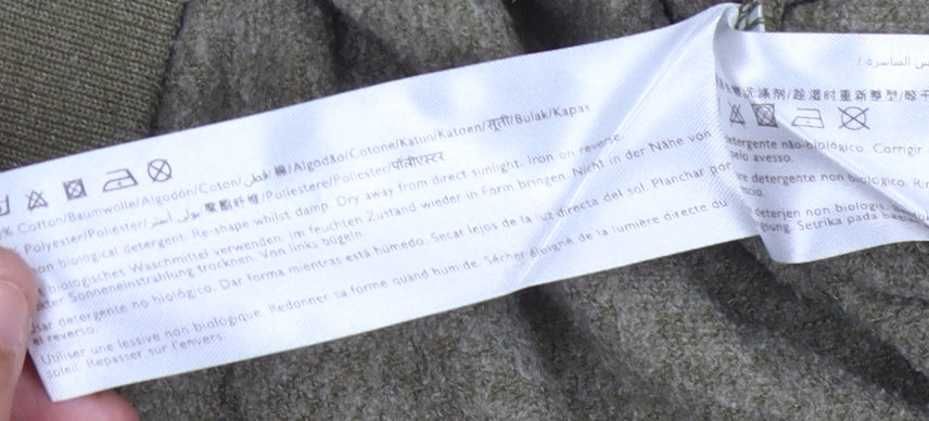 Jack Wills Men's Green Medium Pullover Sweatshirt