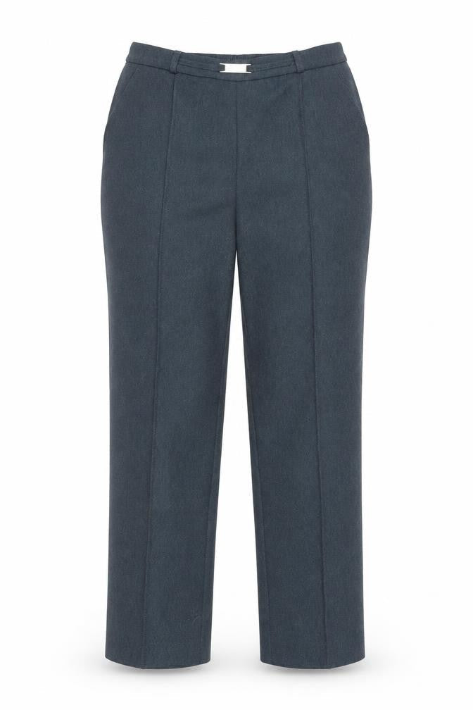 Front view of Honor Millburn Women's Grey Trousers, size 12