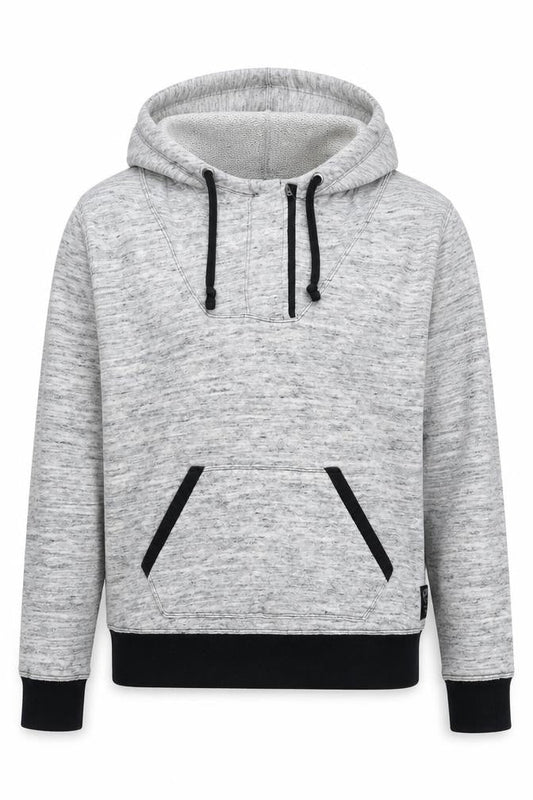 Mens UK S Regular Converse Grey Pullover Hoodie