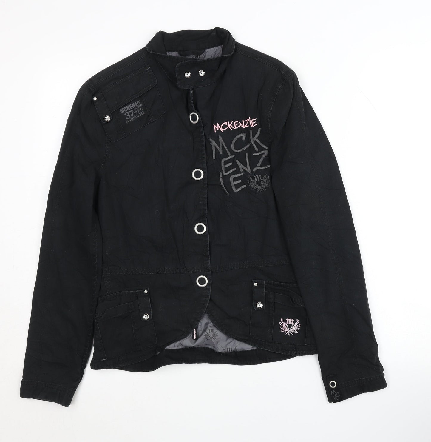 McKenzie Women's Black Cotton Jacket Size 8