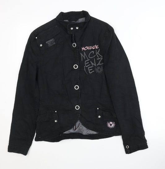 McKenzie Women's Black Cotton Jacket Size 8