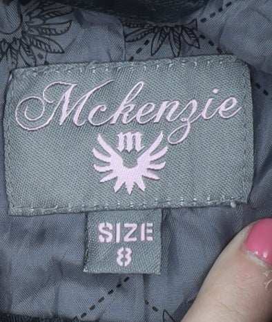 McKenzie Women's Black Cotton Jacket Size 8