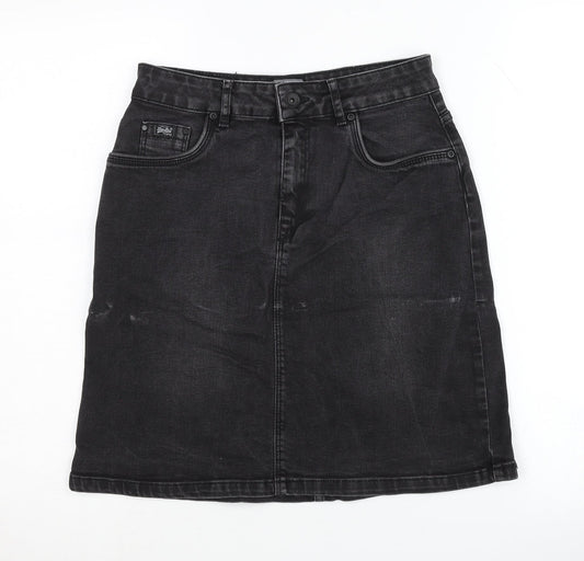 SuperDry Women's Black Denim Skirt XS