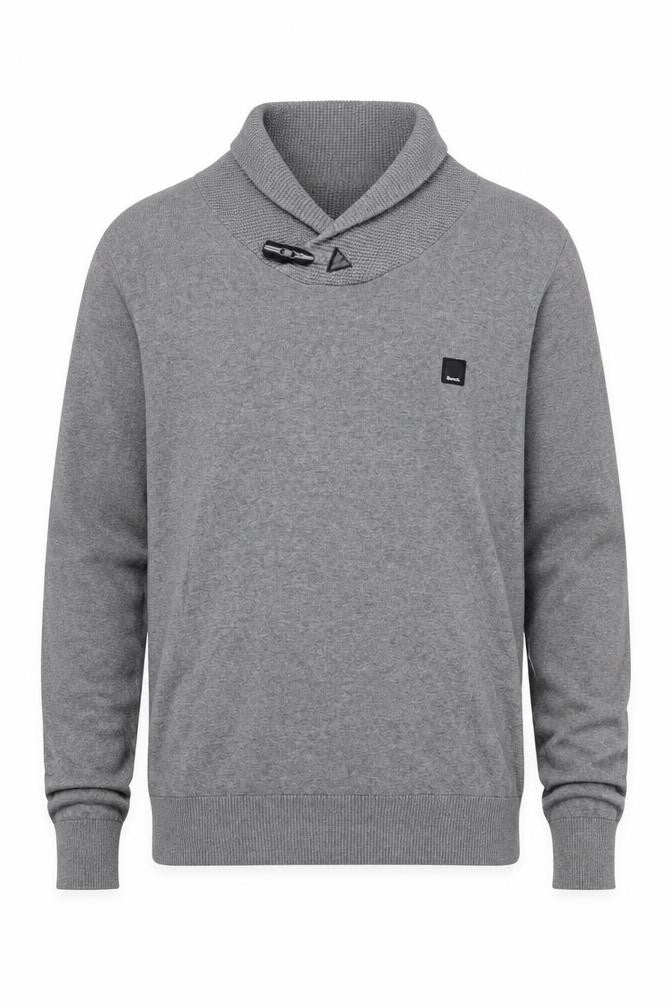 Front view of Bench Grey Cotton jumper Medium