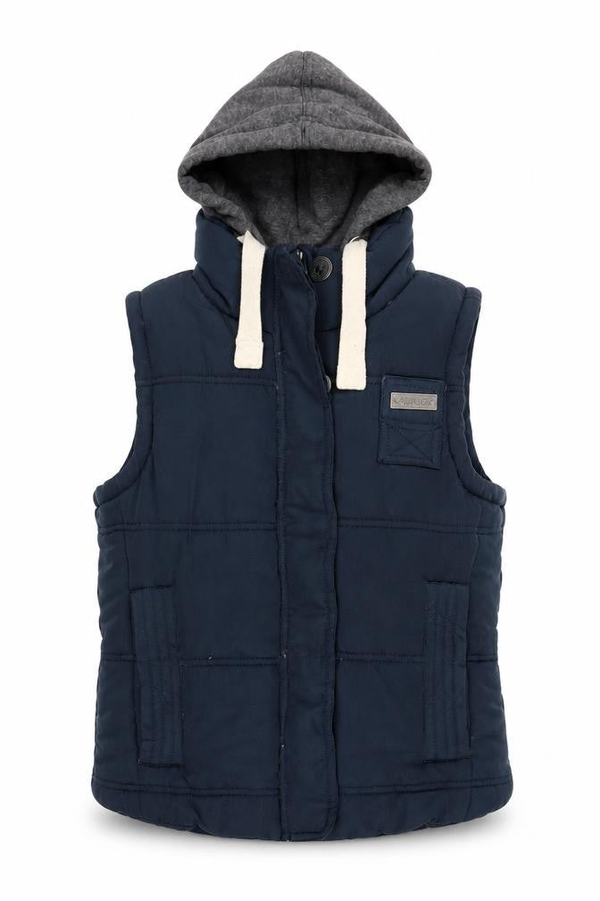 Womens UK Size 10 Regular Kangol Blue Polyester Waistcoat