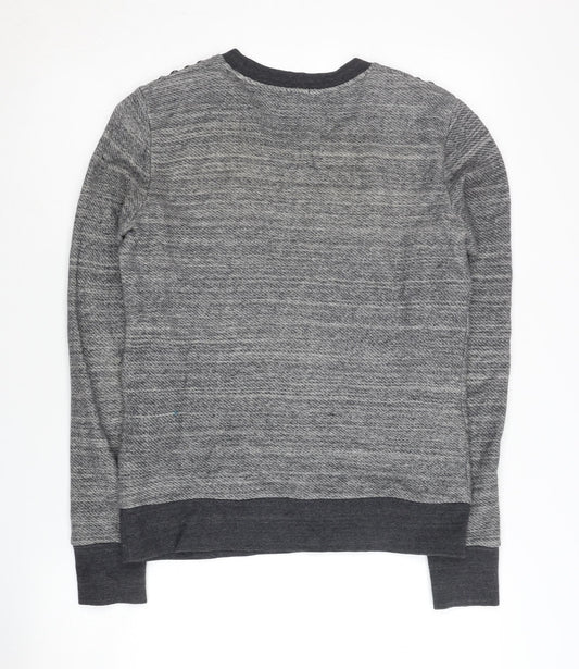 J.Crew Women's Grey Studded Pullover Sweatshirt XS