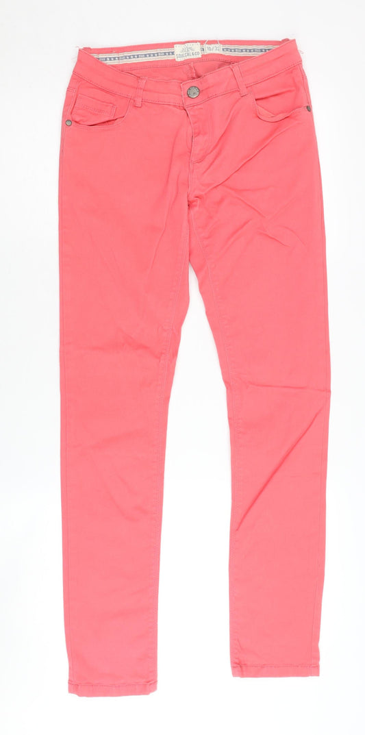 SoulCal & Co Women's Pink Straight Jeans Size 10