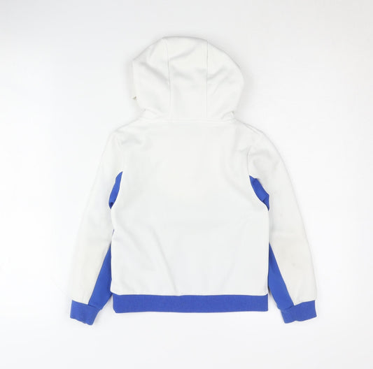 McKenzie Boys Blue & White 1/4 Zip Hoodie, 5-6 Years