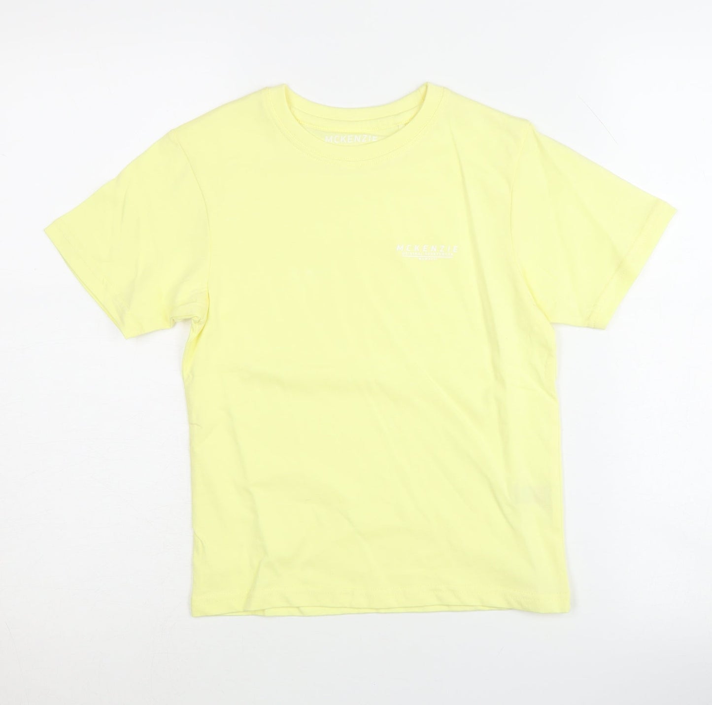 McKenzie Yellow Boys' T-Shirt, 8-10 Years, Casual Short Sleeve