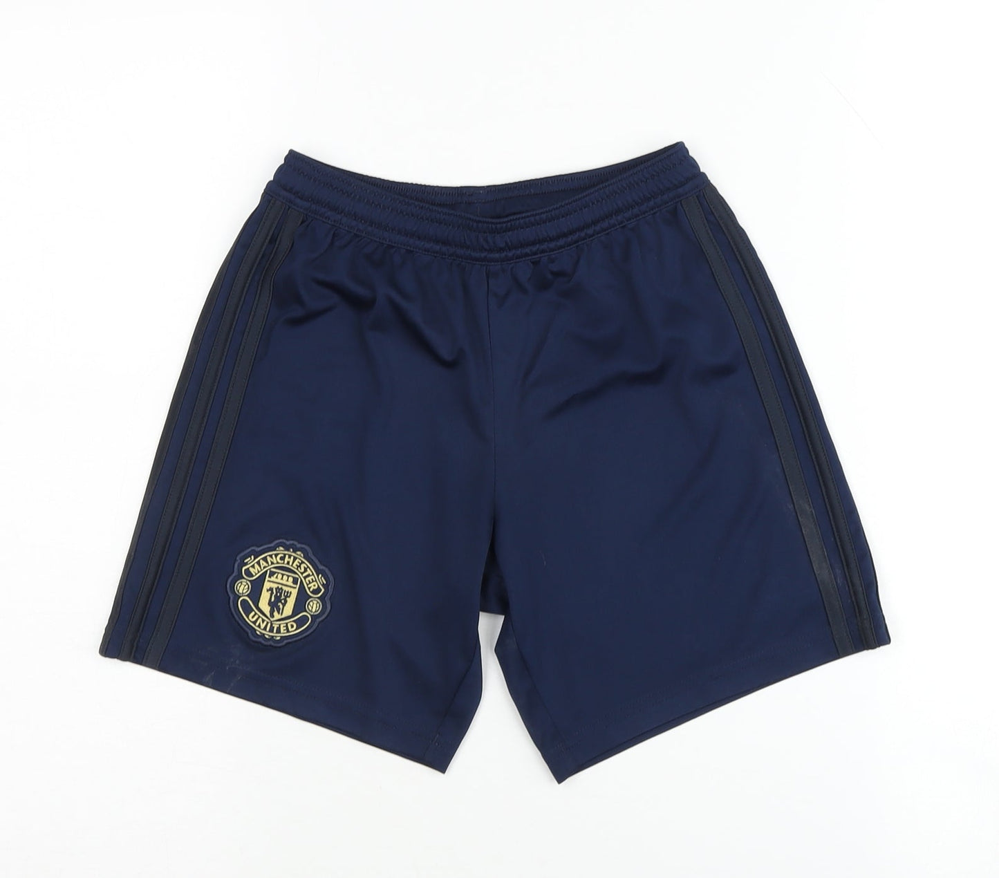 Adidas Boys Blue Athletic Football Shorts 9-10 Years