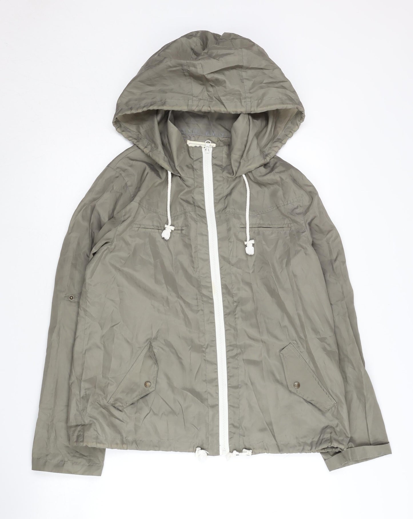 SoulCal & Co Women's Green Anorak Jacket Size 8