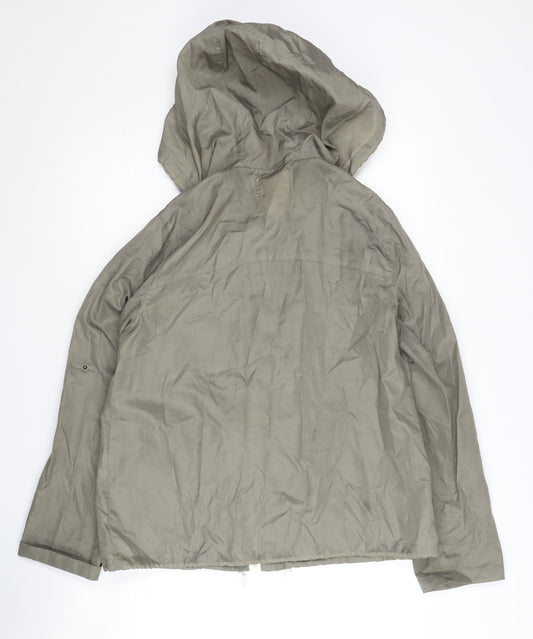 SoulCal & Co Women's Green Anorak Jacket Size 8