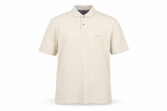 Pierre Cardin Men's Beige Polo, Size L, Casual Style