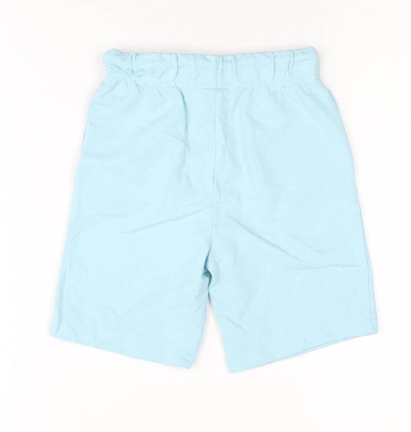 PEP&CO Boys Blue Lightyear Sweat Shorts, 5-6 Years, Drawstring