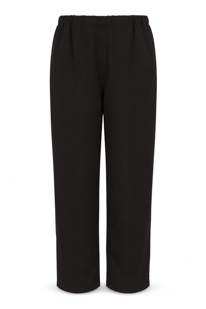 Isle Women's Black Trousers, Size 16, Flat Front